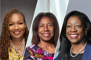 From Left, Andrea Anderson, Wanda Nicholson, and Dayna Bowen Matthew