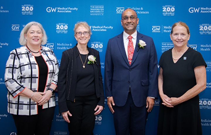 From Left, Granberg, Puchalski, Goyal, Dean Bass