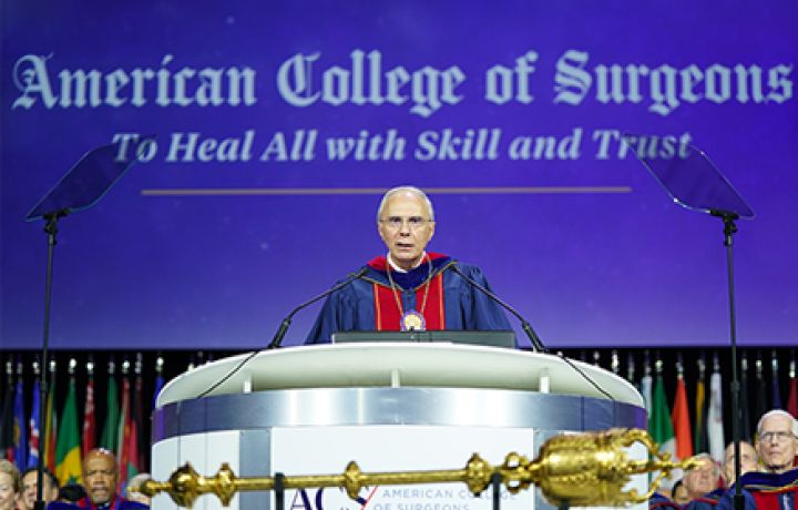 Dr. Sidawy at ACS installation