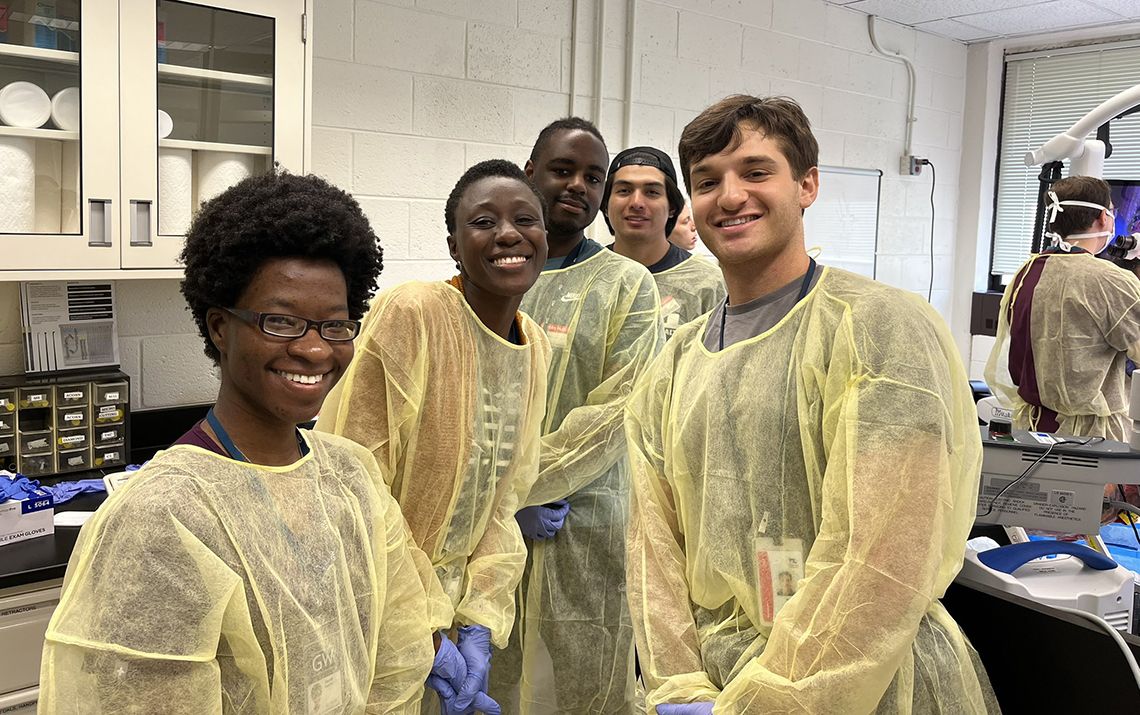 Medical Students in the Ammerman Lab